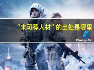 “未可荐人材”的出处是哪里