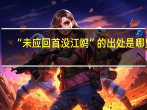 “未应回首没江鸥”的出处是哪里