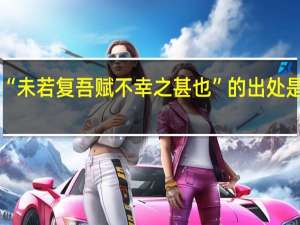 “未若复吾赋不幸之甚也”的出处是哪里