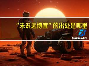 “未识远博宜”的出处是哪里