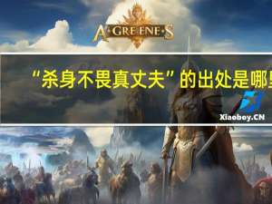 “杀身不畏真丈夫”的出处是哪里