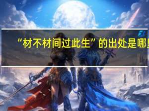 “材不材间过此生”的出处是哪里