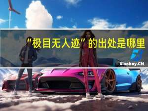 “极目无人迹”的出处是哪里