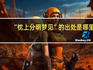 “枕上分明梦见”的出处是哪里