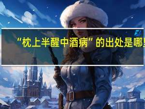“枕上半醒中酒病”的出处是哪里