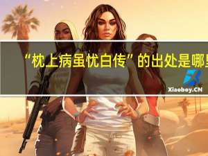 “枕上病虽忧白传”的出处是哪里