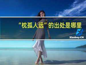 “枕孤人远”的出处是哪里