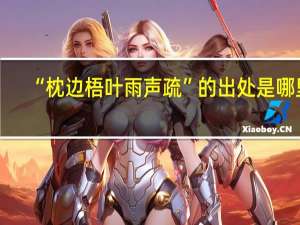 “枕边梧叶雨声疏”的出处是哪里