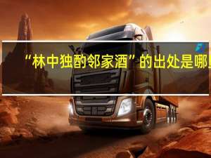“林中独酌邻家酒”的出处是哪里