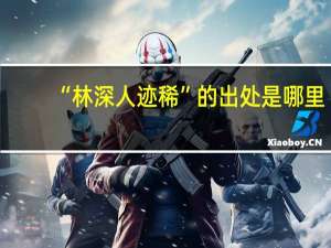 “林深人迹稀”的出处是哪里