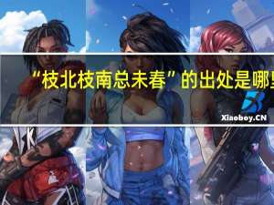 “枝北枝南总未春”的出处是哪里