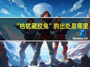 “枯犹藏狡兔”的出处是哪里