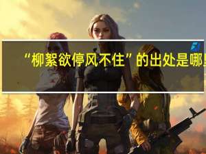 “柳絮欲停风不住”的出处是哪里