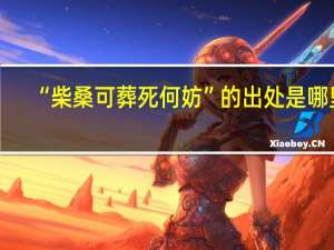 “柴桑可葬死何妨”的出处是哪里