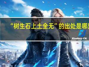 “树生石上土全无”的出处是哪里