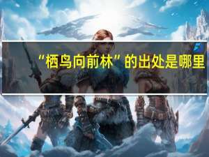 “栖鸟向前林”的出处是哪里