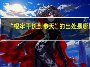 “根牢干长到参天”的出处是哪里