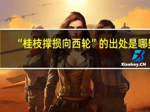 “桂枝撑损向西轮”的出处是哪里