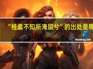 “桂蠹不知所淹留兮”的出处是哪里