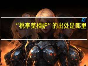 “桃李莫相妒”的出处是哪里