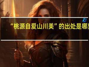 “桃源自爱山川美”的出处是哪里