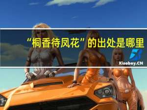 “桐香待凤花”的出处是哪里