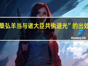 “桑弘羊当与诸大臣共执退光”的出处是哪里