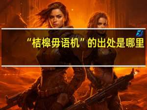“桔槔毋语机”的出处是哪里