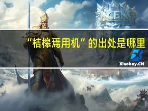 “桔槔焉用机”的出处是哪里
