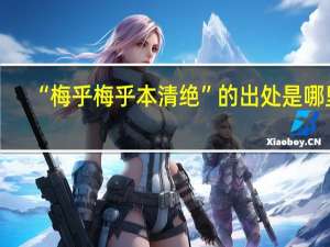 “梅乎梅乎本清绝”的出处是哪里