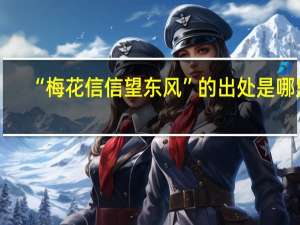 “梅花信信望东风”的出处是哪里