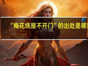 “梅花绕屋不开门”的出处是哪里