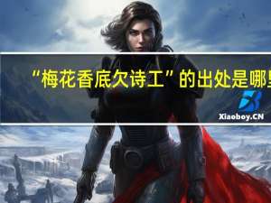 “梅花香底欠诗工”的出处是哪里