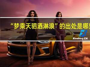 “梦乘天驷洒淋浪”的出处是哪里