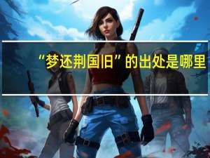 “梦还荆国旧”的出处是哪里