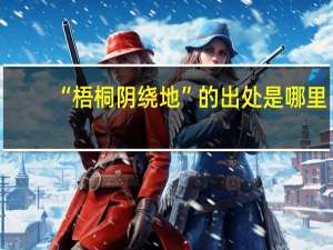 “梧桐阴绕地”的出处是哪里