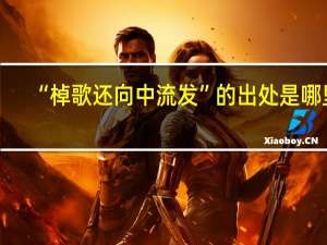 “棹歌还向中流发”的出处是哪里