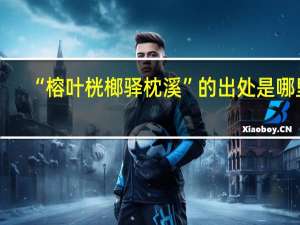 “榕叶桄榔驿枕溪”的出处是哪里