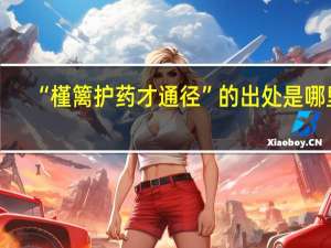 “槿篱护药才通径”的出处是哪里