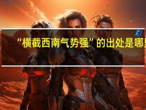 “横截西南气势强”的出处是哪里