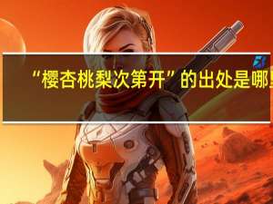 “樱杏桃梨次第开”的出处是哪里