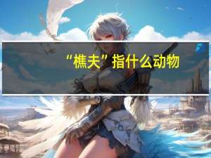 “樵夫”指什么动物