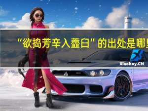 “欲捣芳辛入虀臼”的出处是哪里