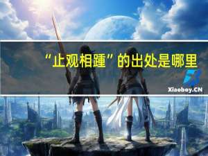 “止观相踵”的出处是哪里