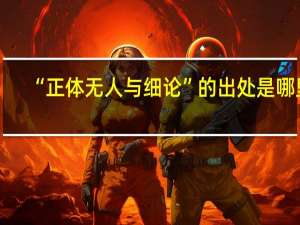 “正体无人与细论”的出处是哪里