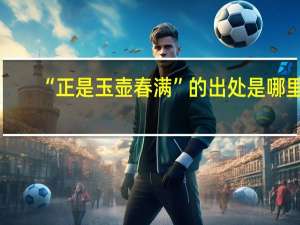 “正是玉壶春满”的出处是哪里