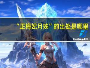 “正梅妃月姊”的出处是哪里