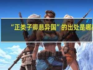 “正类子卿悲异国”的出处是哪里