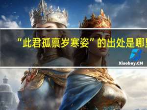 “此君孤禀岁寒姿”的出处是哪里