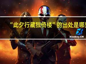 “此夕行藏独倚楼”的出处是哪里
